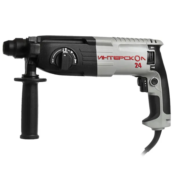 Ciocan rotopercutor Interskol П-24/ 650ЭР 650 W/ Gray photo 3