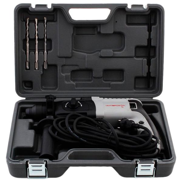 Ciocan rotopercutor Interskol П-24/ 650ЭР 650 W/ Gray photo 6