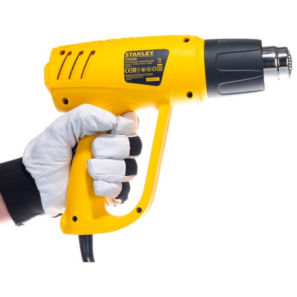 Строительный фен Stanley STXH2000 2000 Вт / Желтый photo 6 Строительный фен Stanley STXH2000 2000 Вт / Желтый photo 6