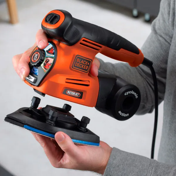 Șlefuitor Black&Decker KA280K Cu excentric/ Orange photo 5