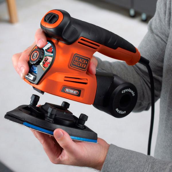 Șlefuitor Black&Decker KA280K Cu excentric/ Orange photo 5