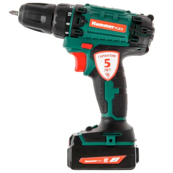 Дрель-шуруповерт Hammer Flex ACD120Li 350 об/мин photo 2