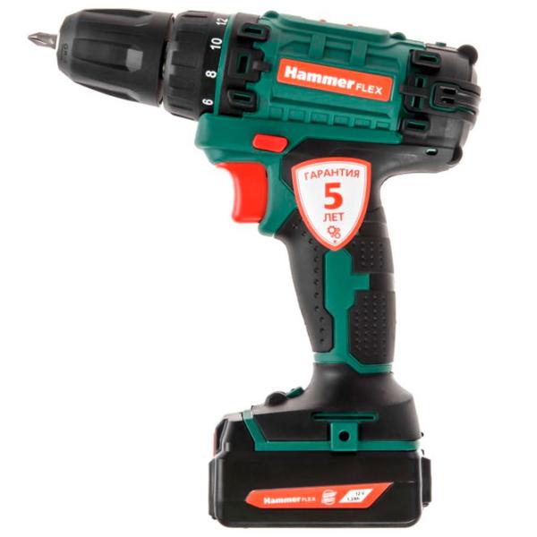 Дрель-шуруповерт Hammer Flex ACD120Li 350 об/мин photo 2