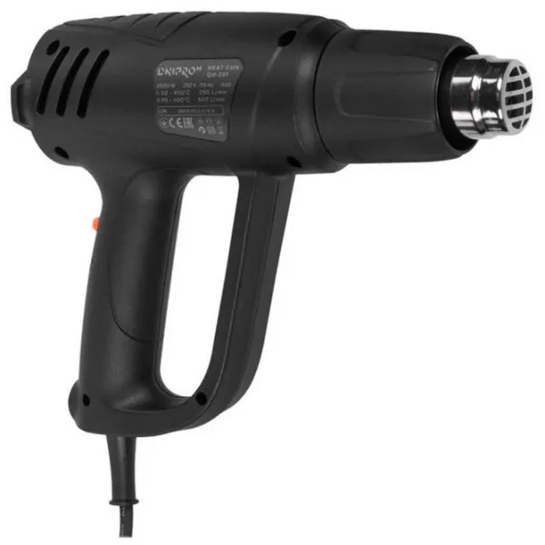 Suflantă de aer cald Dnipro-M GH-201 2000 W/ Black photo 3