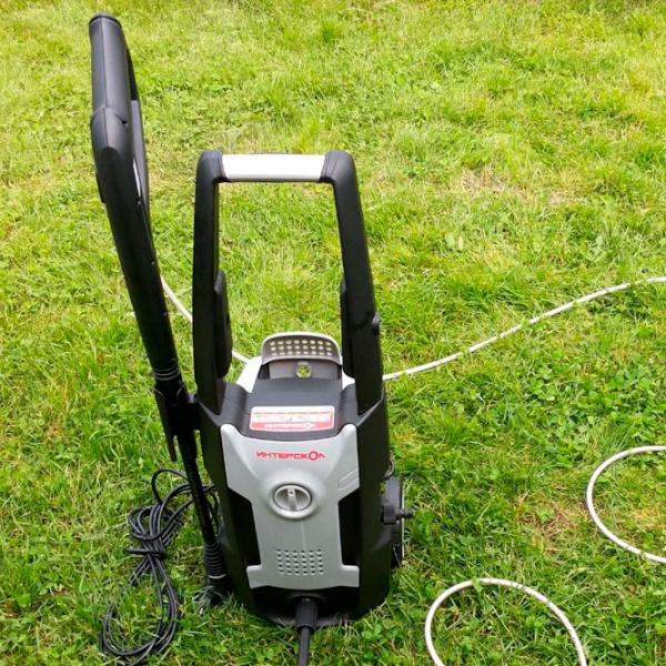 Maşină de curăţat cu presiune Interskol АМ-120/ 1700 1700 W/ Gray photo 6
