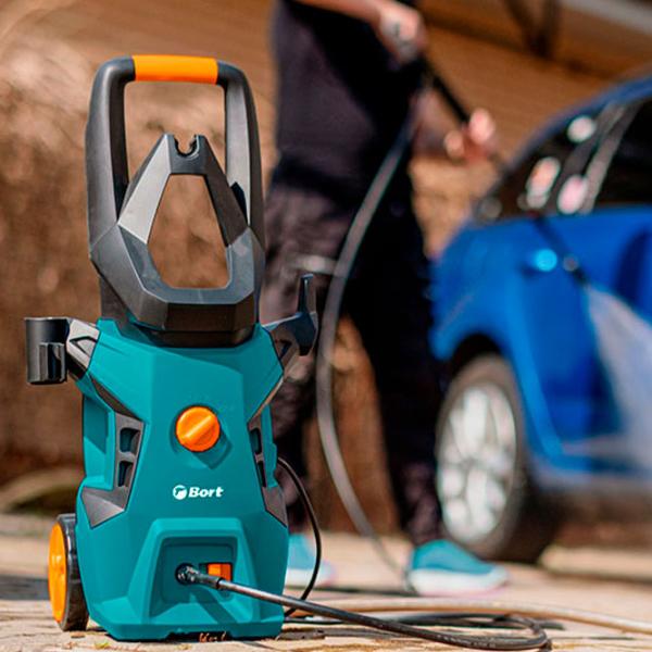 Maşină de curăţat cu presiune Bort BHR-2000-Pro 2000 W/ Blue photo 9