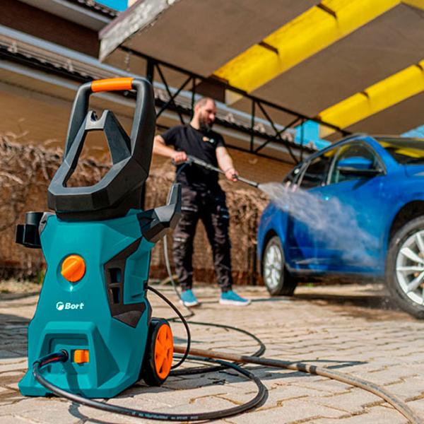 Maşină de curăţat cu presiune Bort BHR-2000-Pro 2000 W/ Blue photo 10