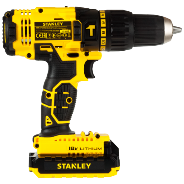 Дрель-шуруповерт Stanley SCH201D2K  / 1500 об/мин photo 2