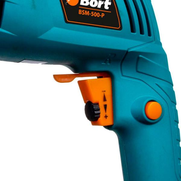 Mașină de găurit Bort BSM-500P 500 W/ 3000 rot/ min photo 4