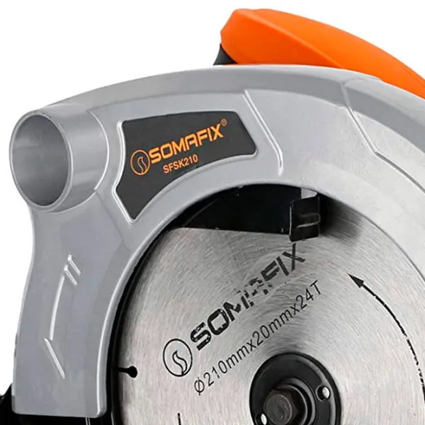 Дисковая пила Somafix SFSK210 210 мм/ Оранжевый photo 4