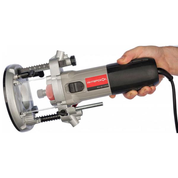 Maşina de frezat Interskol ФМ-40/ 1000Э 1100 W/ Black photo 4