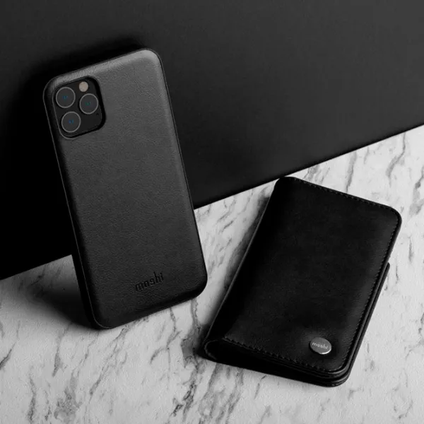 Husă pentru smartphone Apple iPhone 11 Pro Moshi/ Flip Cover/ PU/ Black photo 4 Husă pentru smartphone Apple iPhone 11 Pro Moshi/ Flip Cover/ PU/ Black photo 4