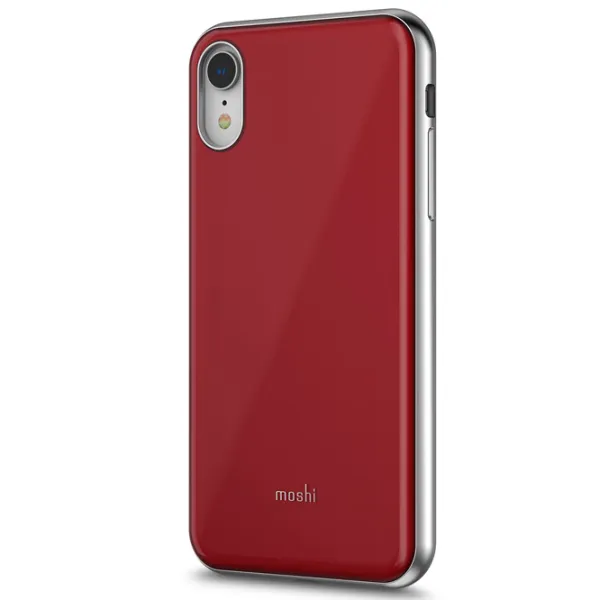 Husă pentru smartphone Apple iPhone XR Moshi/ Back/ TPU/ PC/ Merlot Red photo 2 Husă pentru smartphone Apple iPhone XR Moshi/ Back/ TPU/ PC/ Merlot Red photo 2