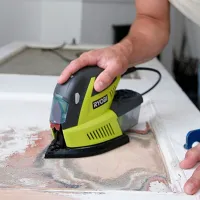Шлифовальная машина Ryobi EMS170 Вибрационная/ 170 Вт/ Зелёный photo 8
