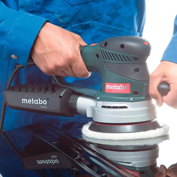 Шлифовальная машина Metabo SXE 450 TurboTec Эксцентриковая/ Зелёный photo 4 Шлифовальная машина Metabo SXE 450 TurboTec Эксцентриковая/ Зелёный photo 4
