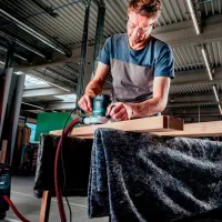 Шлифовальная машина Metabo SXE 450 TurboTec Эксцентриковая/ Зелёный photo 7