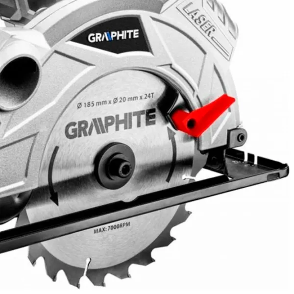 Fierăstrău circular Graphite 58G492  photo 2