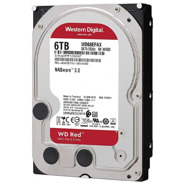 HDD Western Digital Red 6 TB WD60EFAX/ Silver photo 3