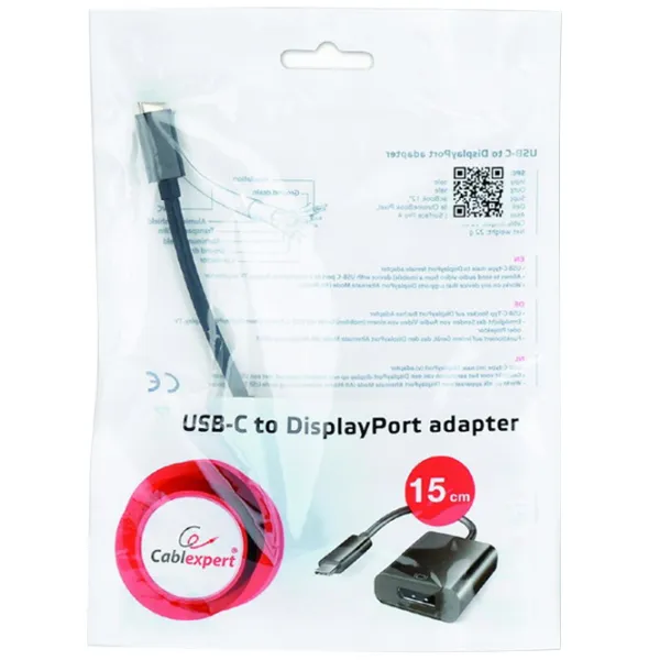 Адаптер Cablexpert A-CM-DPF-01  / Черный photo 2