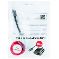 Адаптер Cablexpert A-CM-DPF-01 / Черный photo 2