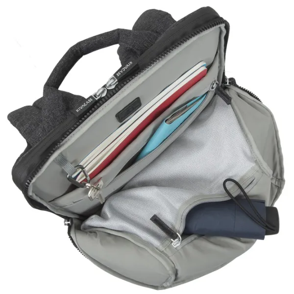 Rucsac RivaCase 8861 15.6"/ Gray Black/ 17 l photo 6