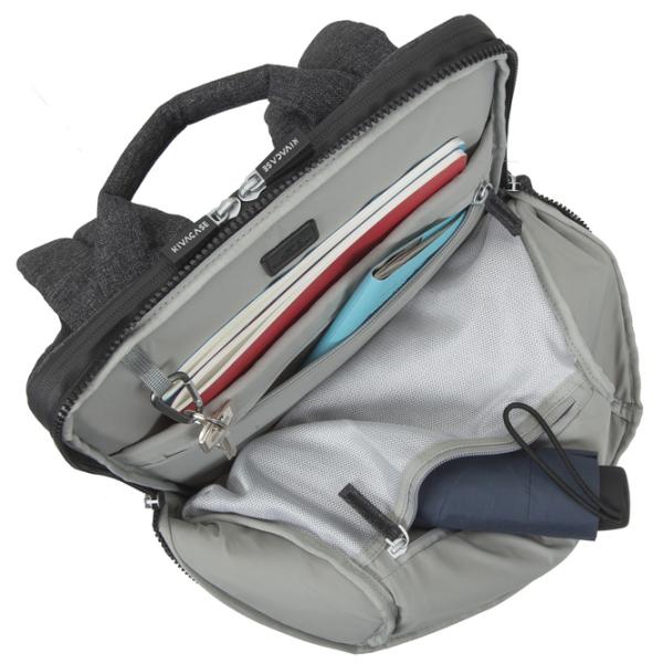 Rucsac RivaCase 8861 15.6"/ Gray Black/ 17 l photo 6