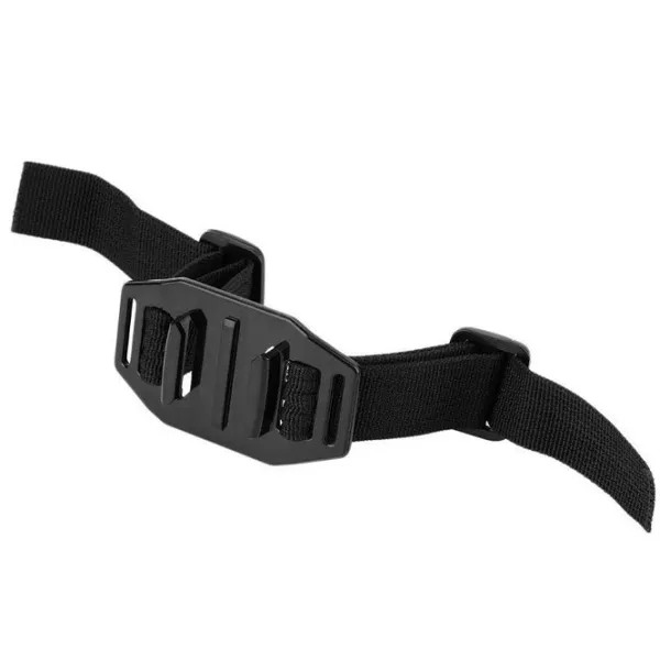 Suport reglabil de prindere cameră action GoPro Vented Helmet Strap Black photo 4