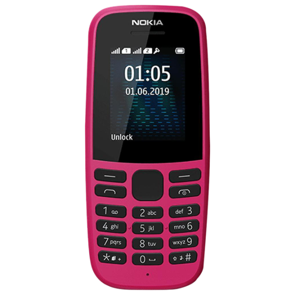 Nokia 105 ds (2019) Розовый / Dual SIM photo 2