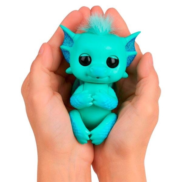 Jucărie WowWee Fingerlings Glitter Dragon 5+/ Blue Green photo 2