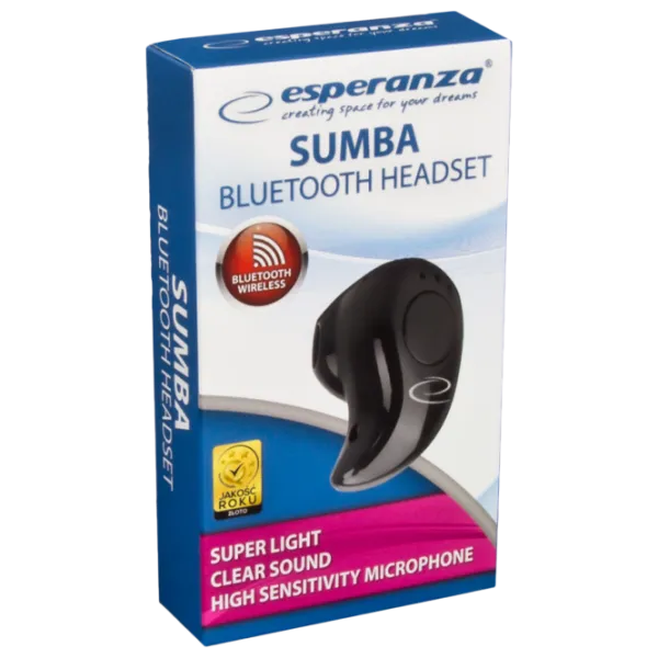 Bluetooth-гарнитура Esperanza EH185 Черный Беспроводные/ Персональный photo 4