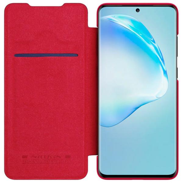 Husă pentru smartphone Samsung Galaxy S20+ Nillkin/ Flip Cover/ PC, Piele/ Red photo 3 Husă pentru smartphone Samsung Galaxy S20+ Nillkin/ Flip Cover/ PC, Piele/ Red photo 3