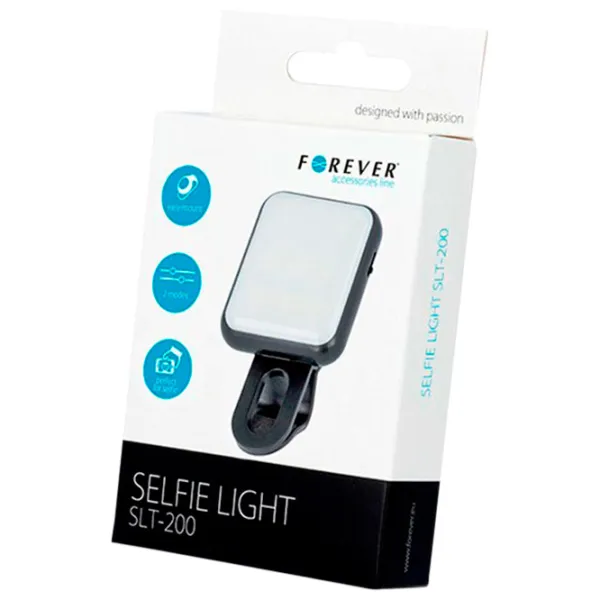 Селфи лампа Forever Selfie Light SLT-200 Черный photo 3