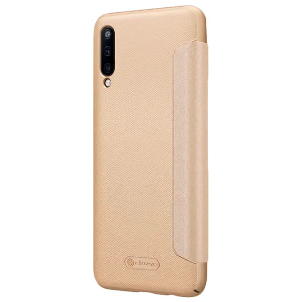Husă pentru smartphone Samsung Galaxy A50 Nillkin/ Flip Cover/ Leather/ TPU/ Gold photo 3 Husă pentru smartphone Samsung Galaxy A50 Nillkin/ Flip Cover/ Leather/ TPU/ Gold photo 3