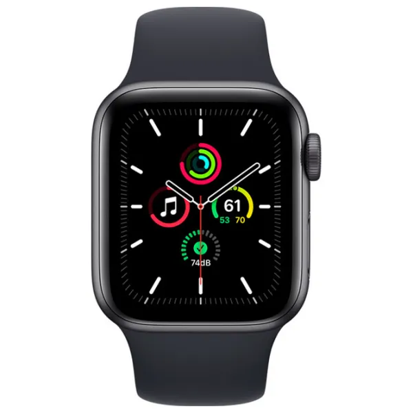 Умные часы Apple Watch SE MKQ13/ Space Gray Серый photo 2 Умные часы Apple Watch SE MKQ13/ Space Gray Серый photo 2