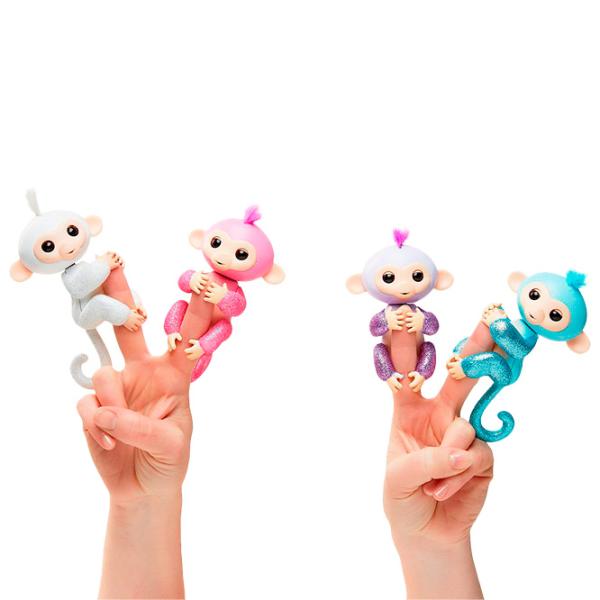 Jucărie WowWee Fingerlings Glitter Monkey 5+/ Pink photo 3