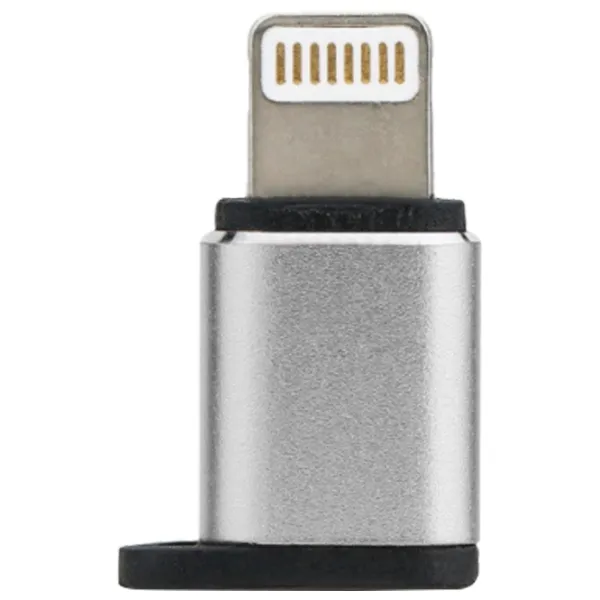 Adapter RA-USB2 Remax microUSB + Lightning Silver photo 2