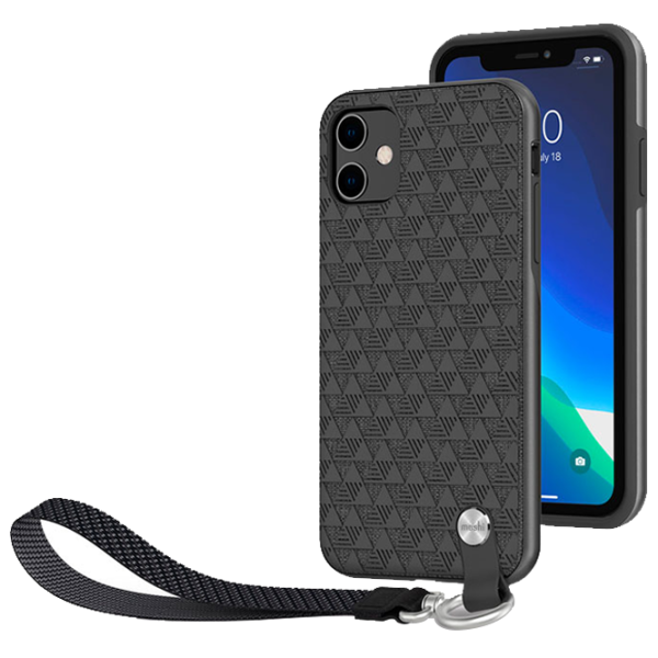 Husă pentru smartphone Apple iPhone 11 Moshi/ Back/ PU/ Black Black photo 2 Husă pentru smartphone Apple iPhone 11 Moshi/ Back/ PU/ Black Black photo 2