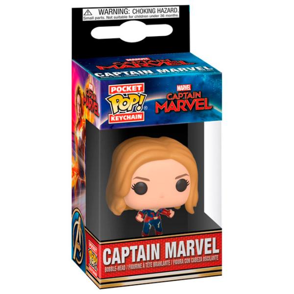 Breloc Funko Pocket Pop Keychain Captain Marvel 36438 3+/ Multicolor photo 2