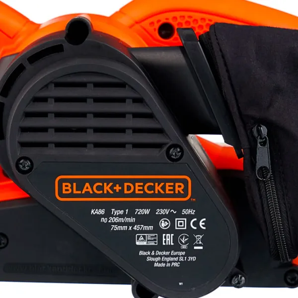 Șlefuitor Black&Decker KA86-QS (08749) Cu banda/ Orange photo 5