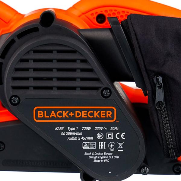 Șlefuitor Black&Decker KA86-QS (08749) Cu banda/ Orange photo 5