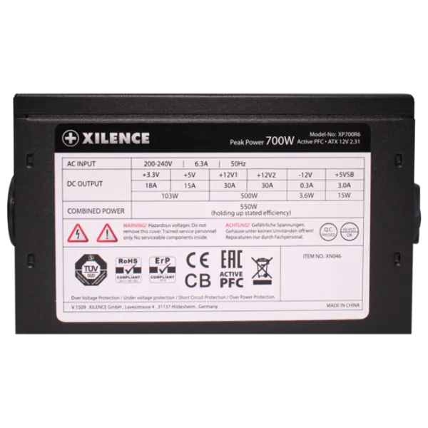 Sursă de alimentare Xilence XP700R6 700 W photo 5