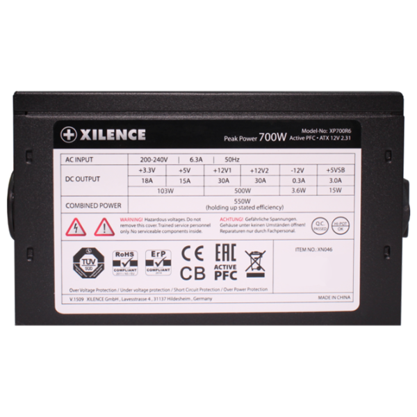 Sursă de alimentare Xilence XP700R6 700 W photo 5