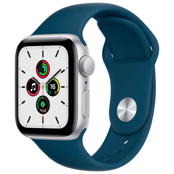 Умные часы Apple Watch SE 1.78"/ MKQ43/ Серебристый photo 2 Умные часы Apple Watch SE 1.78"/ MKQ43/ Серебристый photo 2