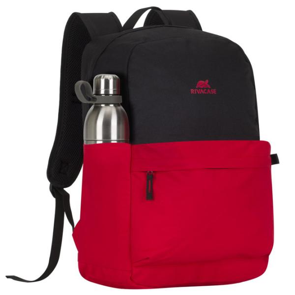 Rucsac RivaCase Aquamarine 15.6"/ Red Black/ 24 l photo 2