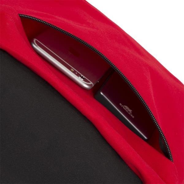Rucsac RivaCase Aquamarine 15.6"/ Red Black/ 24 l photo 11