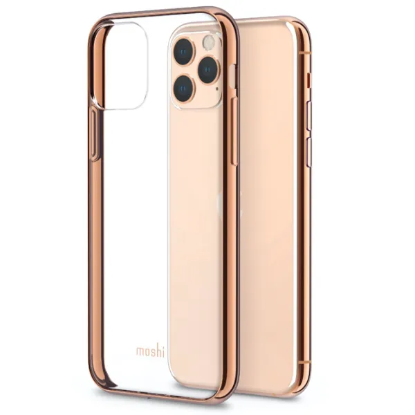 Husă pentru smartphone Apple iPhone 11 Pro Moshi/ Back/ PU/ Gold Transparent photo 3 Husă pentru smartphone Apple iPhone 11 Pro Moshi/ Back/ PU/ Gold Transparent photo 3