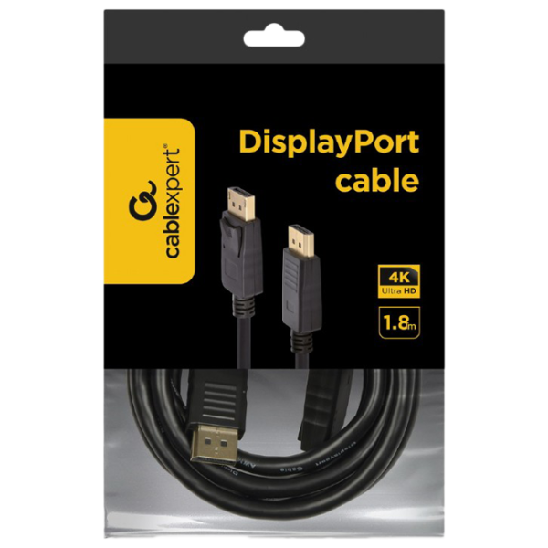 Cablu video Cablexpert DisplayPort + DisplayPort 1.8 m/ Black photo 3
