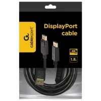 Кабель видео Cablexpert DisplayPort + DisplayPort 1.8 м/ Черный photo 3