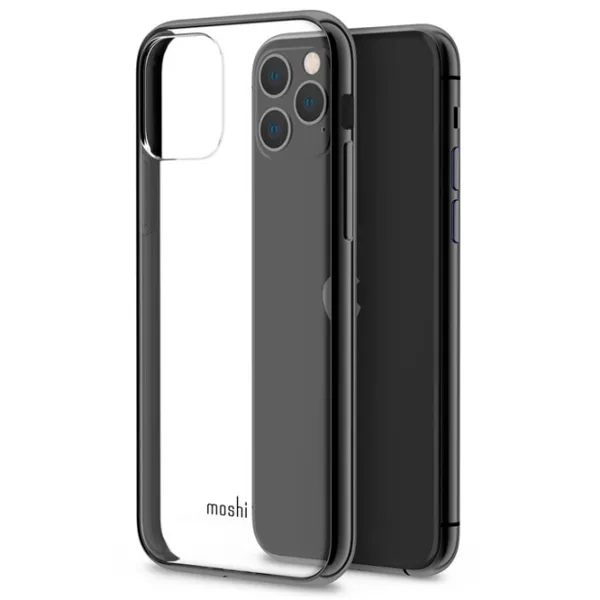 Husă pentru smartphone Apple iPhone 11 Pro Moshi/ Back/ PU/ Black Transparent photo 4