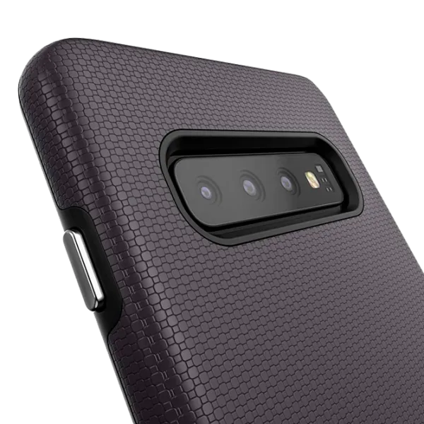 Husă pentru smartphone Samsung Galaxy S10 CRAVE/ Back/ Policarbonat/ Black Purple photo 2 Husă pentru smartphone Samsung Galaxy S10 CRAVE/ Back/ Policarbonat/ Black Purple photo 2